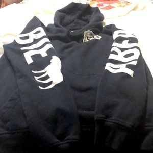 Abercrombie Boys Black/White Hoodie……BUNDLE AND SAVE